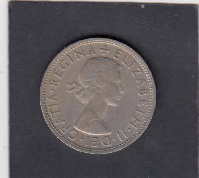 Beschrijving: 1/2 Crown  ELIZABETH II  